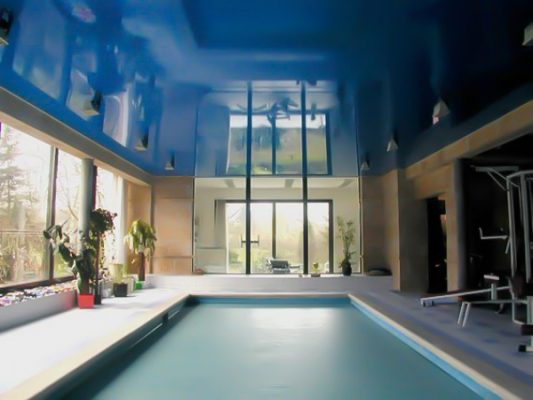 TRẦN BÓNG GƯƠNG CHO BIỆT THỰ NHÀ ANH HÒA