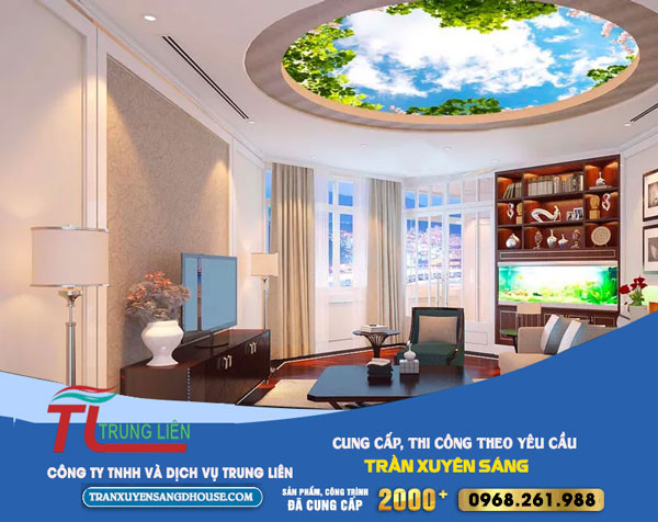 Báo giá thi công trần xuyên sáng theo yêu cầu